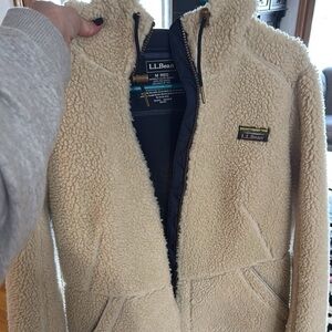 LL bean High pile coat.